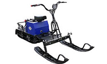 Мотобуксировщик компактный с лыжным модулем ЛИДЕР-ДЕЛЬТА-2RL (+Фара) 8+ л.с. РЕДУКТОР